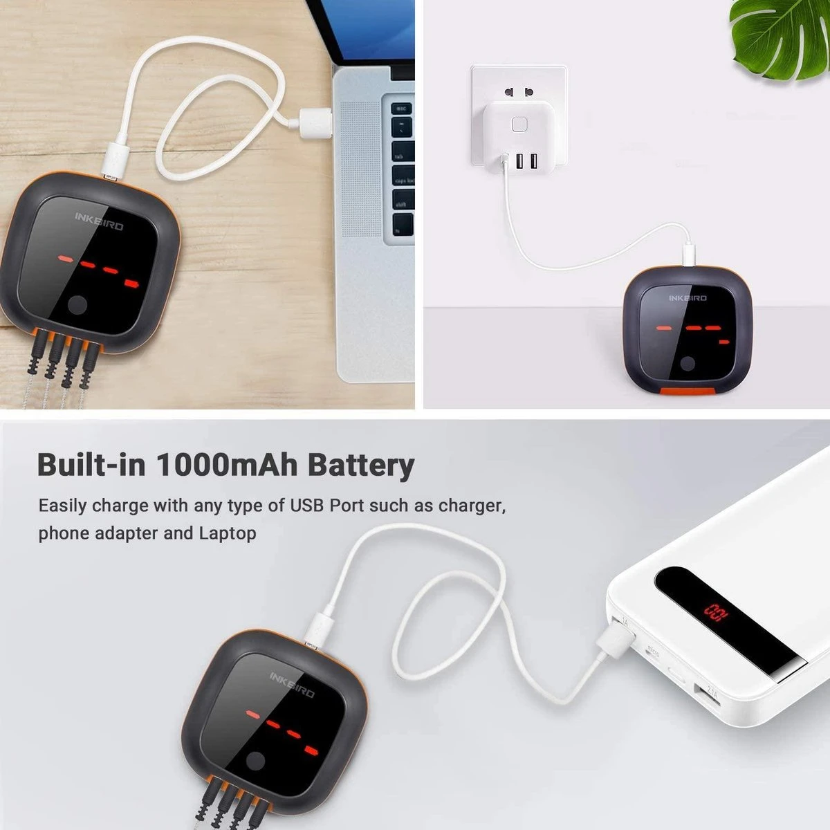 Inkbird IBT-4XS Bluetooth Thermometer - Keukenthermometer - Oplaadbare Accu - Afbeelding 15