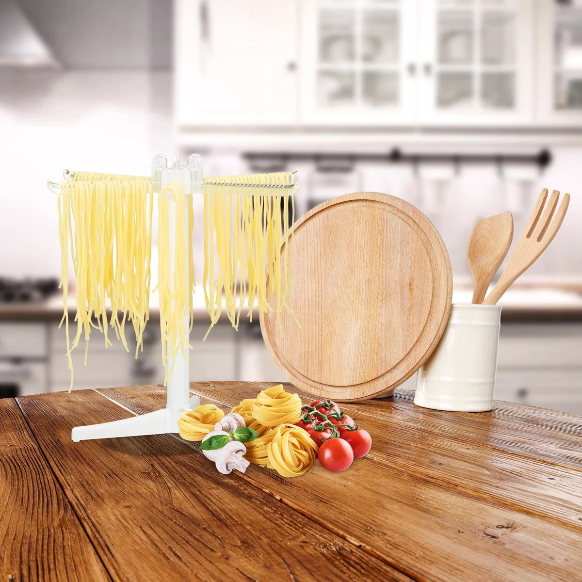 Relaxdays - Pasta Droogrek - Kunststof - Opvouwbaar - Pastadroger - Pasta Drogen - Afbeelding 7