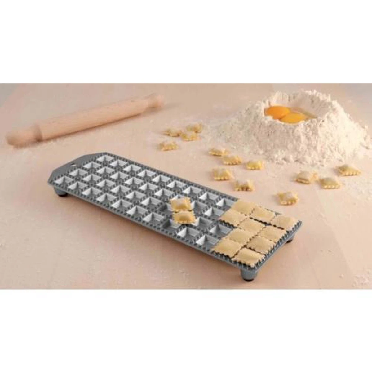 Ravioli Mal Vierkant Met Rolstok - 48 Stk - Eppicotispai - Afbeelding 2