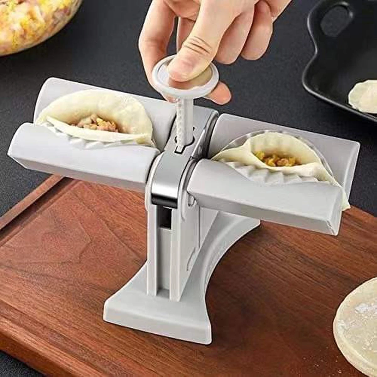 Dumpling Maker-Pastei Maker-set Voor 2 Dumpling-JO&RAE - Afbeelding 3