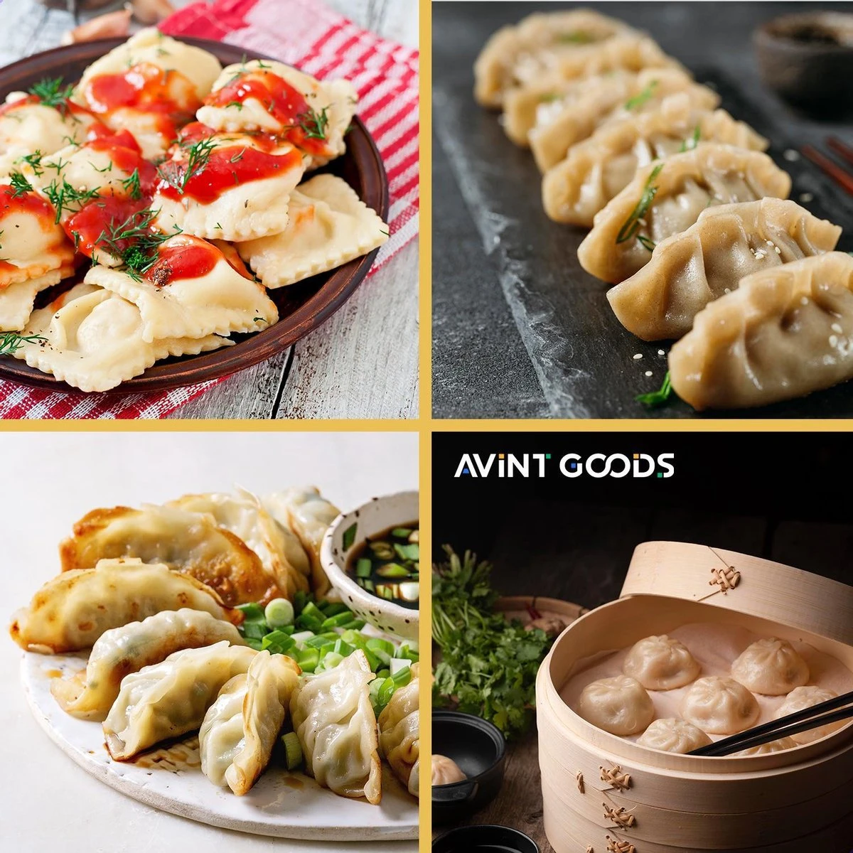 AVINTGOODS Dumpling Maker - 7-delig Pastei Vorm - Deegsnijder - Afbeelding 9