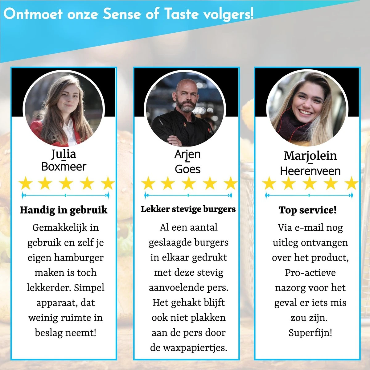 Hamburgerpers - Antiaanbaklaag - BBQ Set - RVS - Incl. 10x Waxpapiertjes - Afbeelding 8