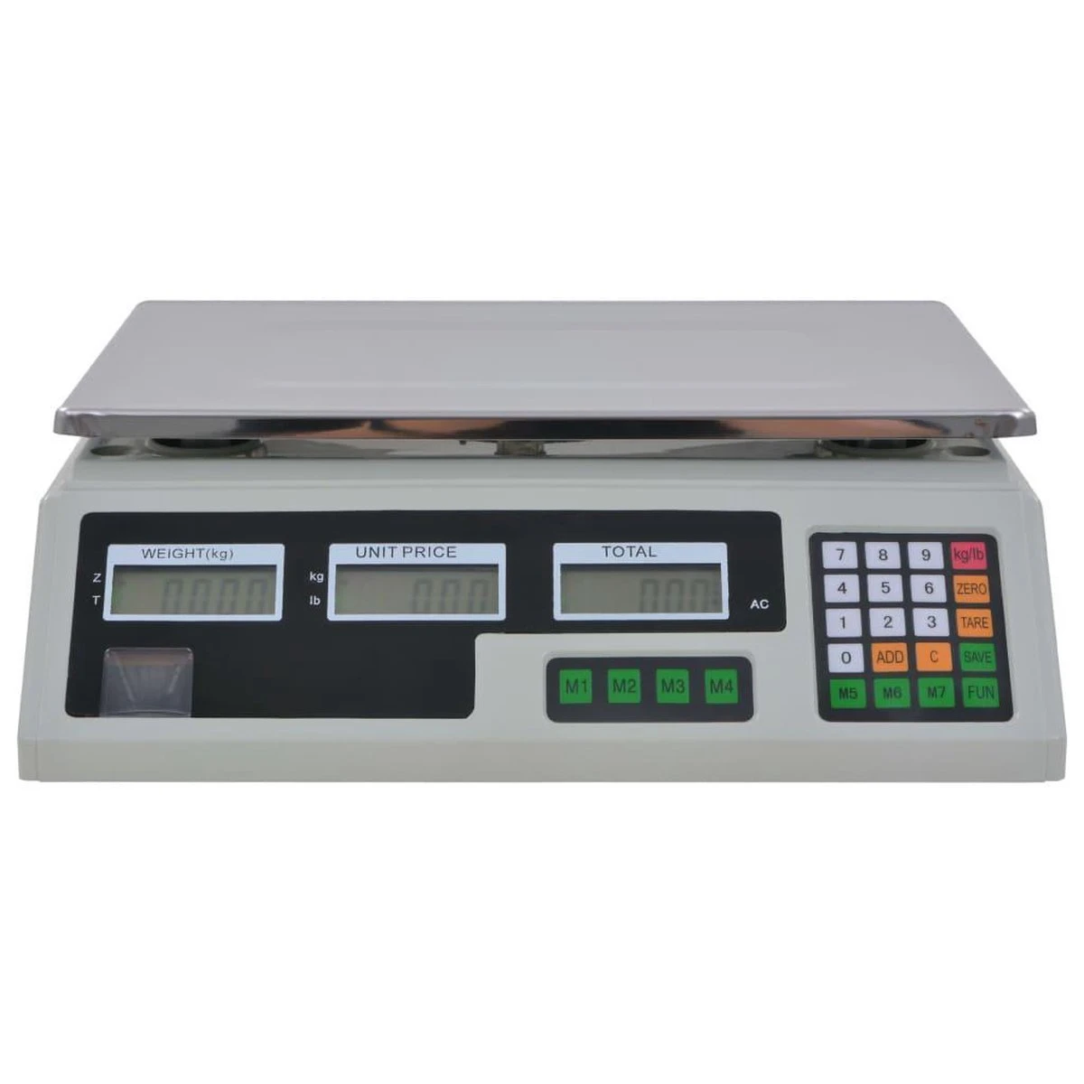 VidaXL Weegschaal Digitaal Met Oplaadbare Batterij 30 Kg - Afbeelding 4