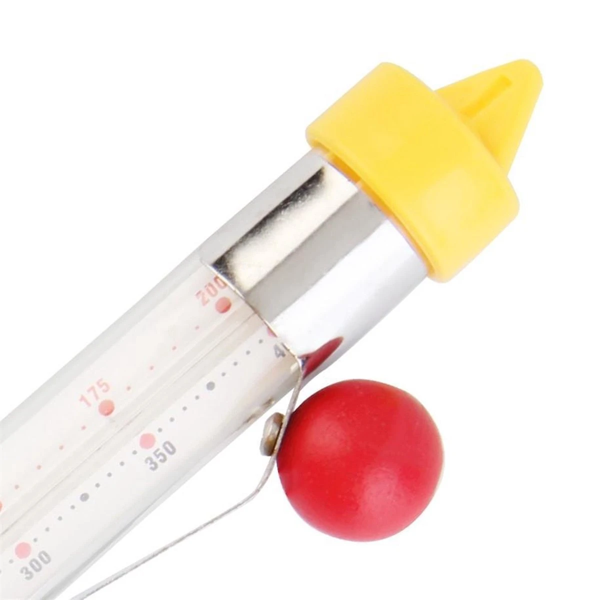 Merkloos Suikerthermometer Extra Lang - Meetbereik 50 - 200 Graden Celcius - Afbeelding 2