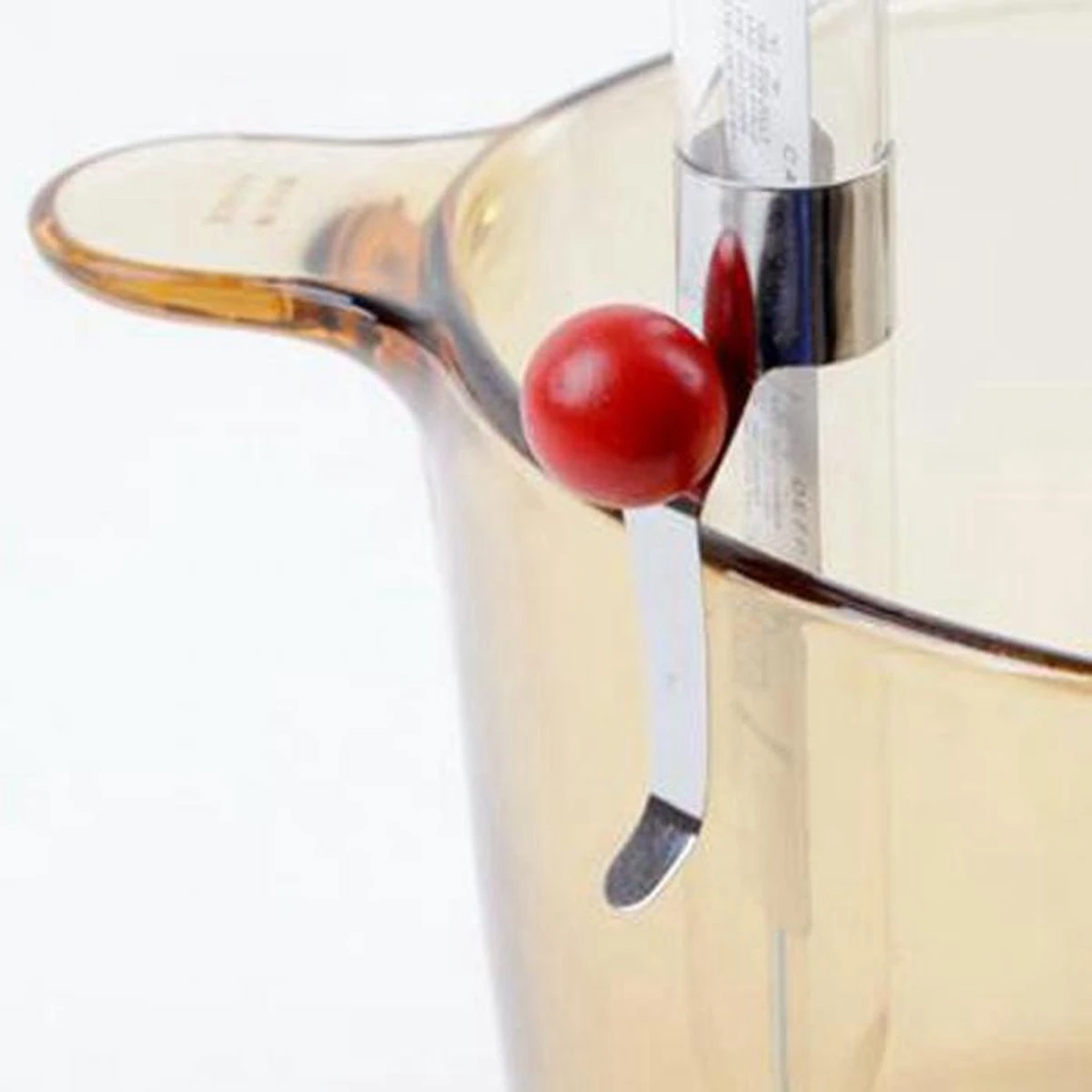 Merkloos Suikerthermometer Extra Lang - Meetbereik 50 - 200 Graden Celcius - Afbeelding 3