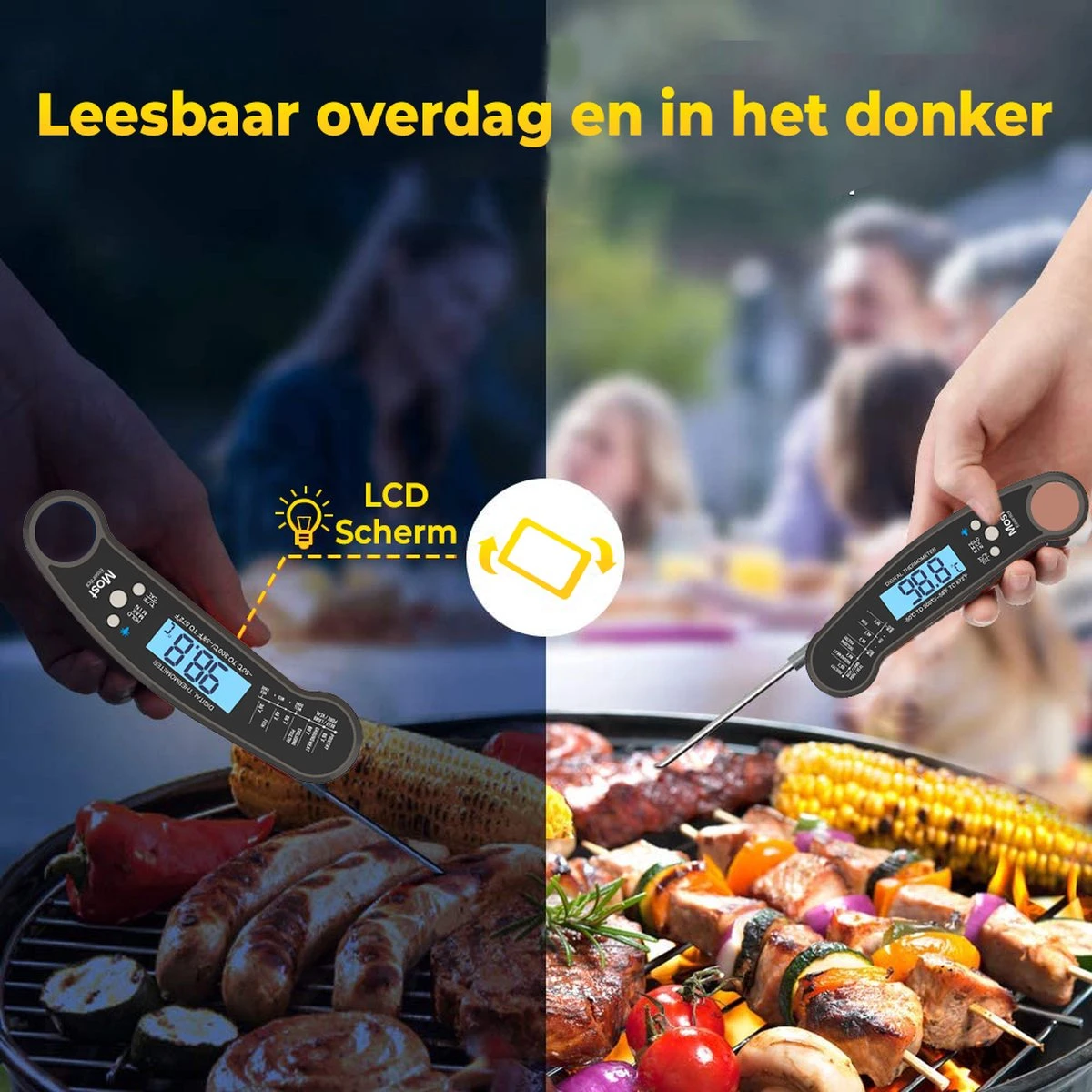 MostEssential Premium Draadloze Vleesthermometer - Keukenthermometer - Waterdicht - Afbeelding 5