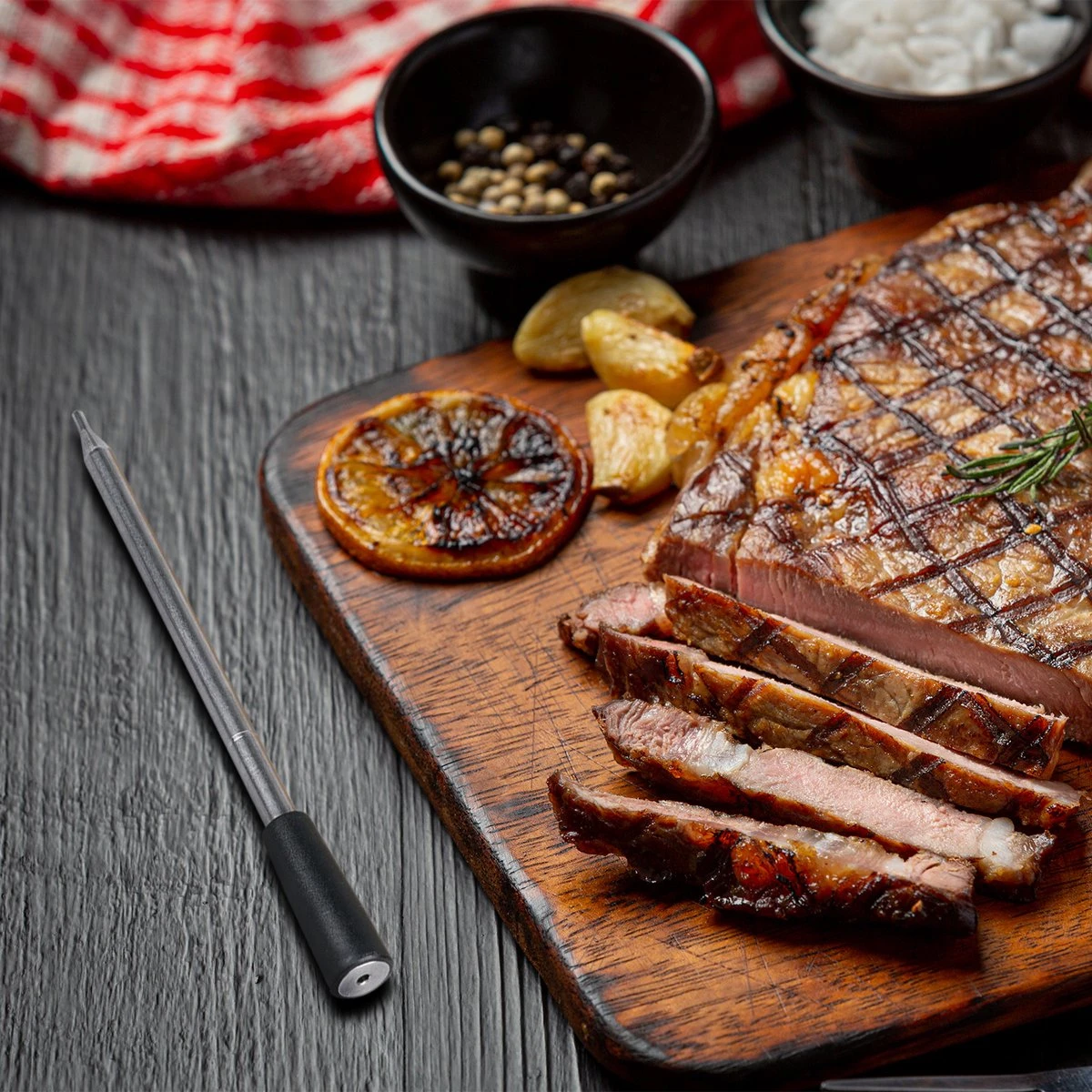 Mancor Vleesthermometer Met Bluetooth En App - BBQ Accessoires Thermometer - Keukenthermometer Digitaal - Afbeelding 6