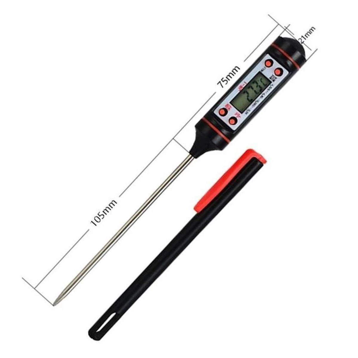 Merkloos Digitale Keukenthermometer - -40 Tot +280 Graden Celcius - Afbeelding 5