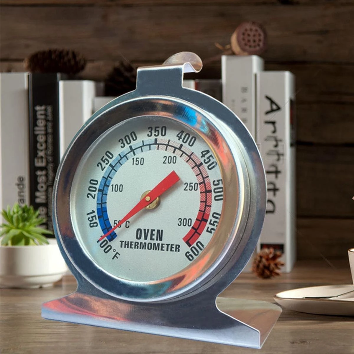 Merkloos Oventhermometer - Thermometer Oven - Rookoven Temperatuurmeter - Keukenthermometer - Afbeelding 2