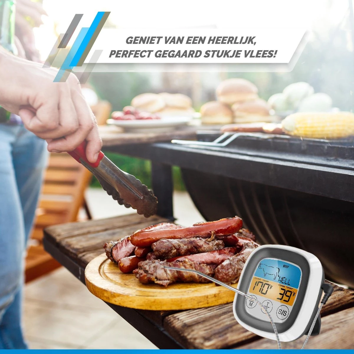 Mancor Digitale Vleesthermometer - Keukenthermometer - BBQ Thermometer - Oventhermometer - Afbeelding 4
