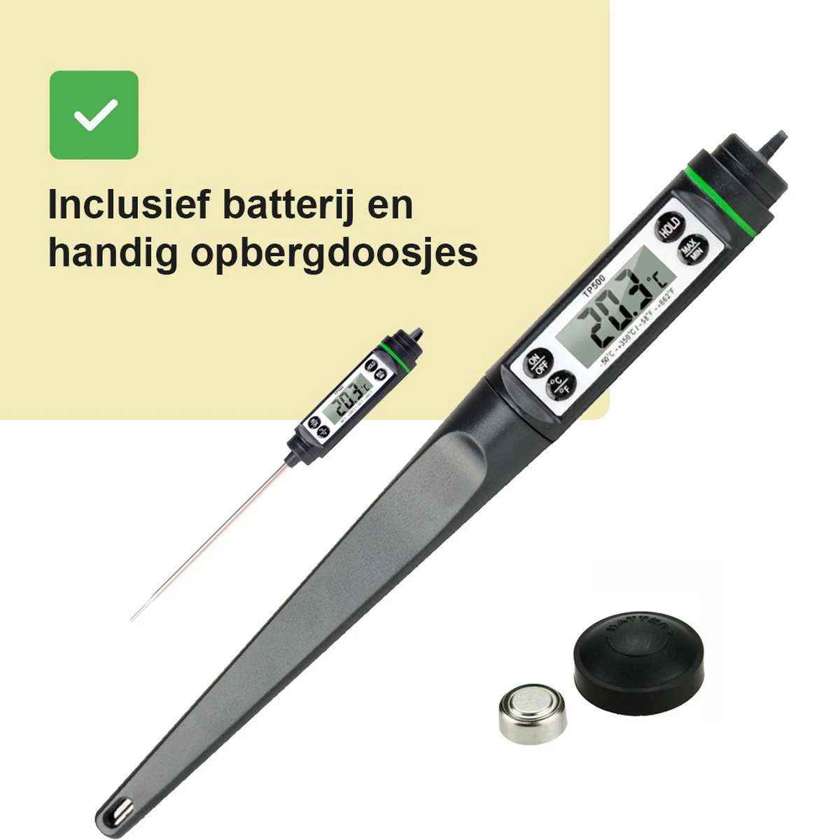 Lynnz® Digitale Suikerthermometer - Ook Voor Vlees In Bbq Of Oven - Kernthermometer - Vleesthermometer - Oven - Thermometer Koken - Bbq Accesoires - Draadloos - Afbeelding 7