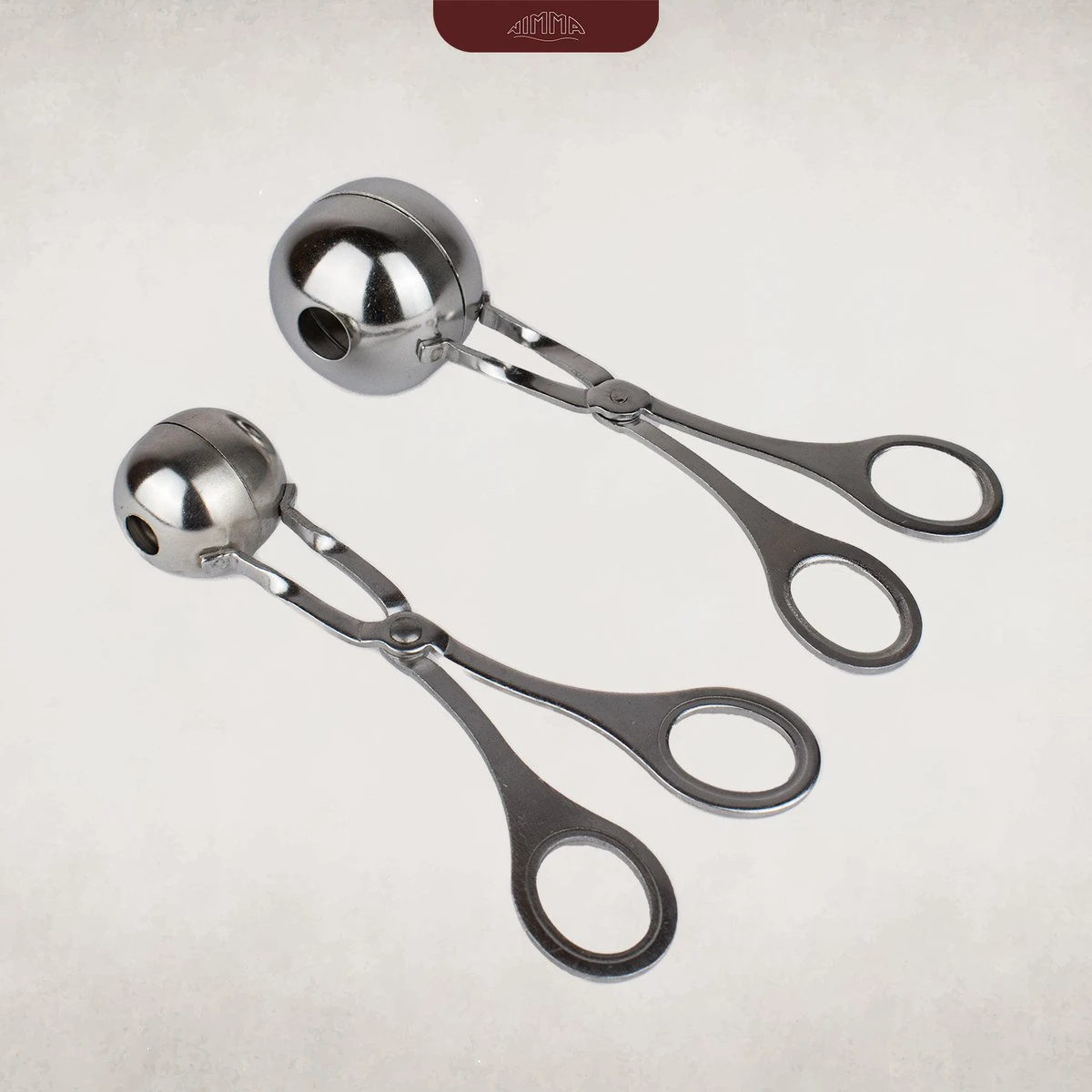 Nimma® Gehaktballen Maker - Set Van 2 - Groot En Klein - Gehaktballen Maker Tang / Lepel - RVS - Afbeelding 5