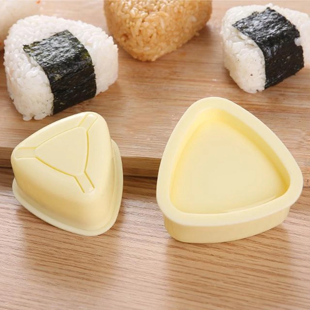 Onigiri Suhsi Mal - Sushi Vorm - Sushi Maker Onigiri - Sushi Maken Incl. 2 Pack - 1 Lepel -Extra Bonus 12 Zakken&Stickers - Afbeelding 8