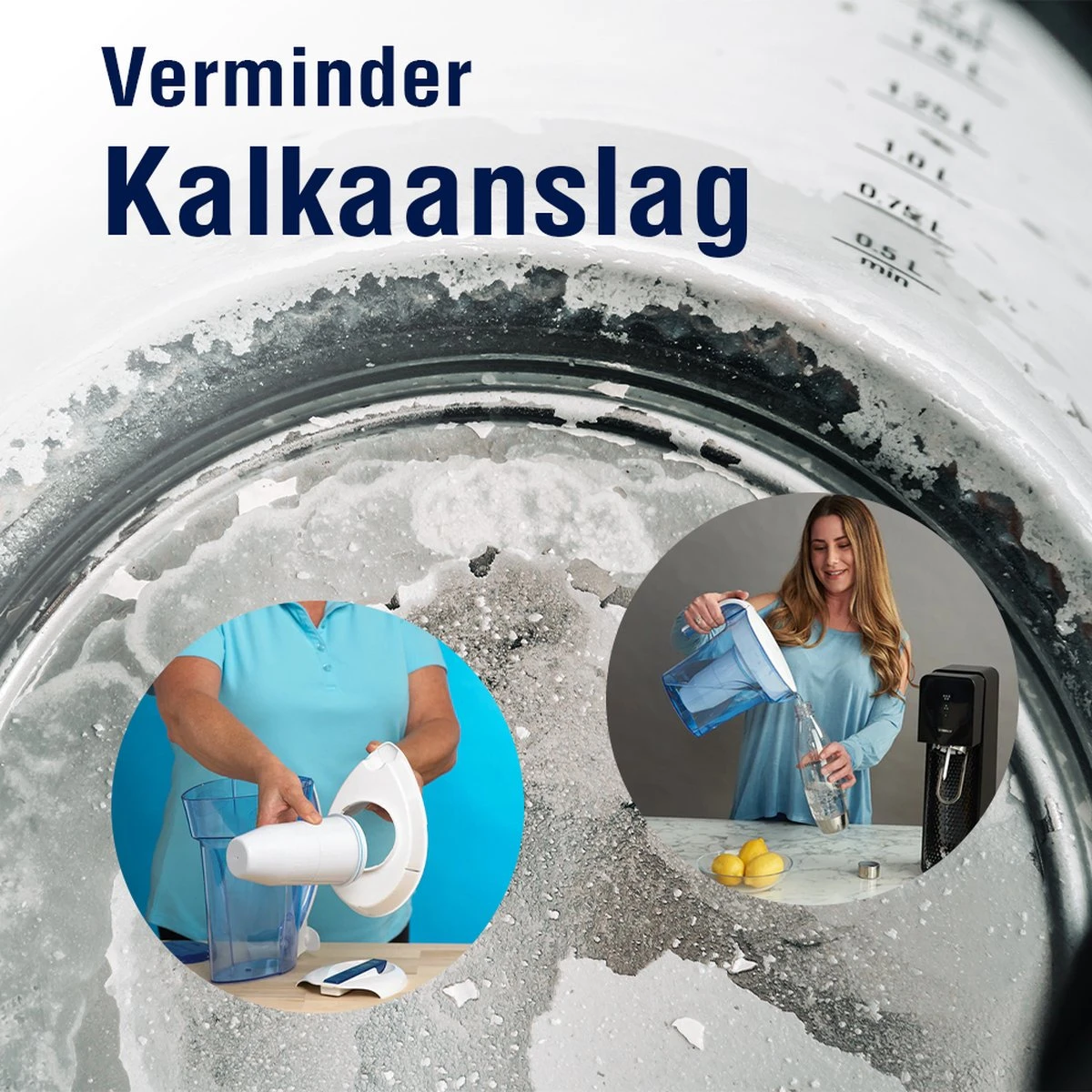 ZeroWater - 2,4 Liter - Ronde Waterfilterkan - Met Gratis Waterfilter & TDS Meter - Afbeelding 4