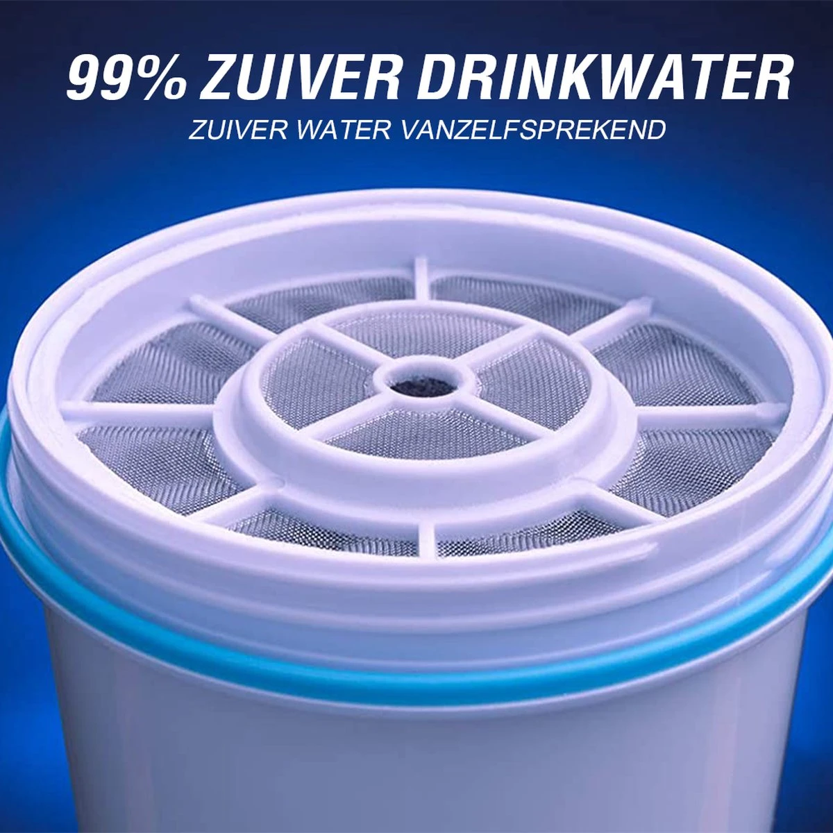 ZeroWater - 2,4 Liter - Ronde Waterfilterkan - Met Gratis Waterfilter & TDS Meter - Afbeelding 9