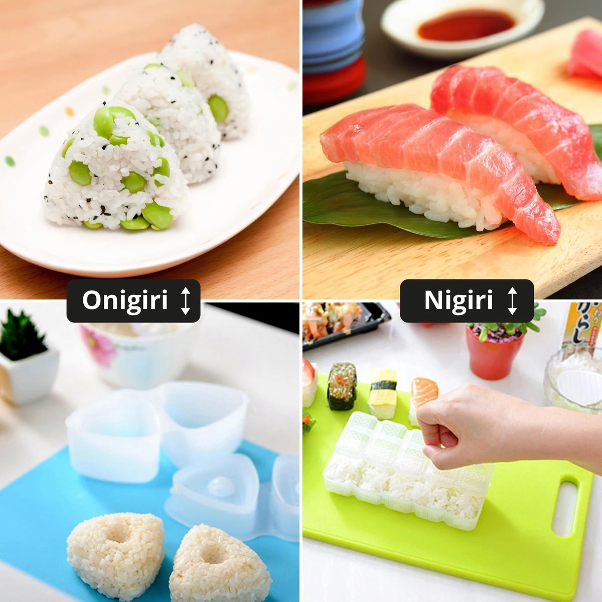 Deleca 24-delige Sushi Maker Kit - Traditionele Set Zonder Bazooka - Incl. Bamboe Stokjes En Accessoires - XL - Afbeelding 3