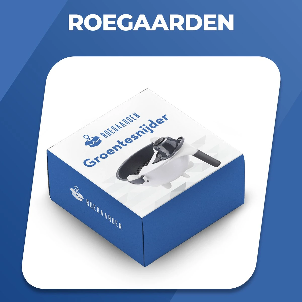 Roegaarden Groentesnijder - Multifunctioneel - Eiersnijder - 8 Snijvormen - Veilig Snijden - Afbeelding 5