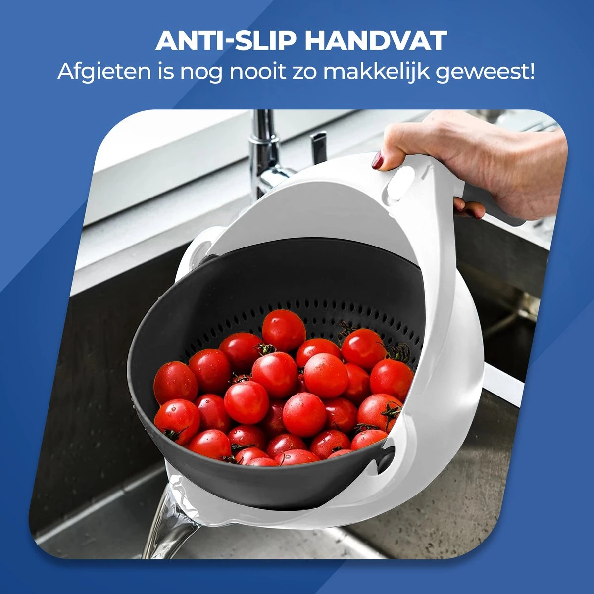 Roegaarden Groentesnijder - Multifunctioneel - Eiersnijder - 8 Snijvormen - Veilig Snijden - Afbeelding 6