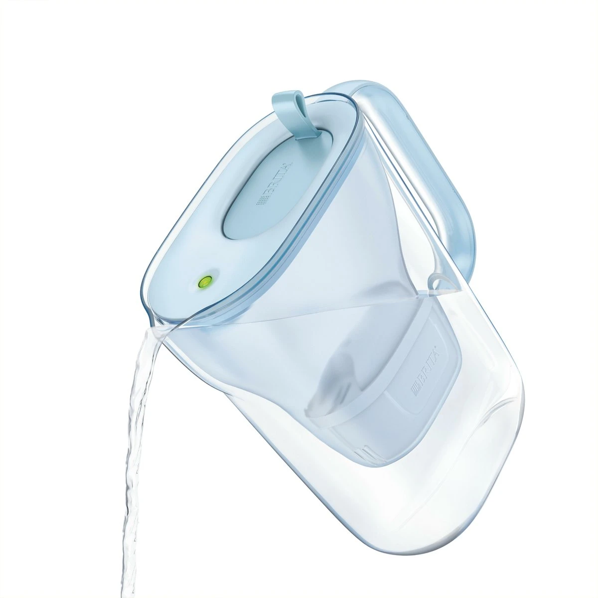 BRITA Waterfilterbundel Style Eco Cool Powder Blue + 3 MAXTRA+ Filterpatronen - Afbeelding 6