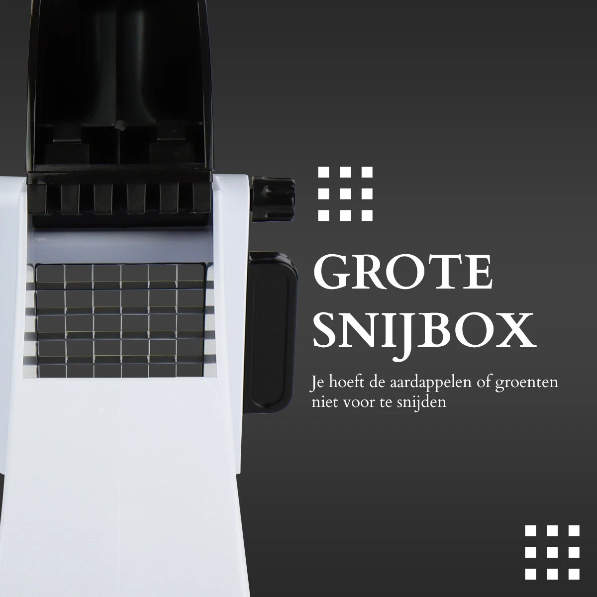 Salincio Frietsnijder – Sterke RVS Mes - Patatsnijder - Groentesnijder - Mes Voor Patat - Compact En Veilig - Afbeelding 5