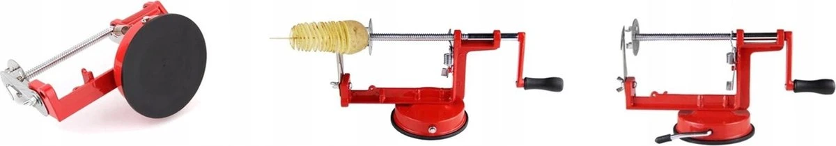 Aardappel Twister Spiraal Snijder -Rood - Afbeelding 2