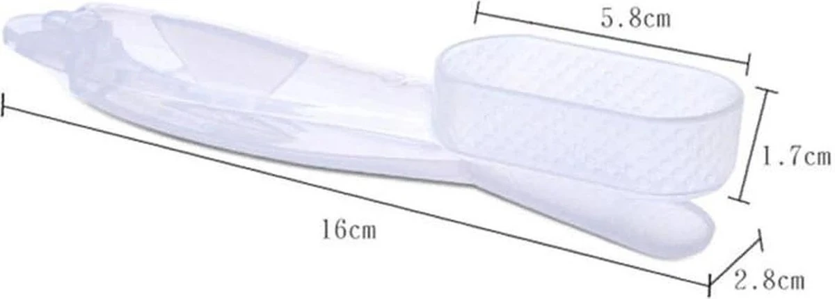 Merkloos Sushi Scoop - Sushi Nigiri Maker – Sushi Maker – Sushi Schep – Wit - Afbeelding 2