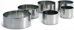 Habitas4U Set Van 6 - Taartring / Kookring - 7cm