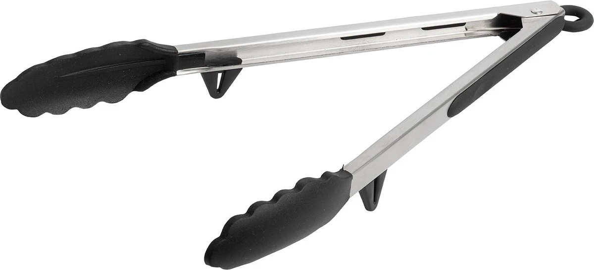 Sola Tang - Hittebestendig - Comfort - Krasvrij - Grip - Vaatwasser Veilig - Nylon - 33,5cm - Zwart - Afbeelding 4