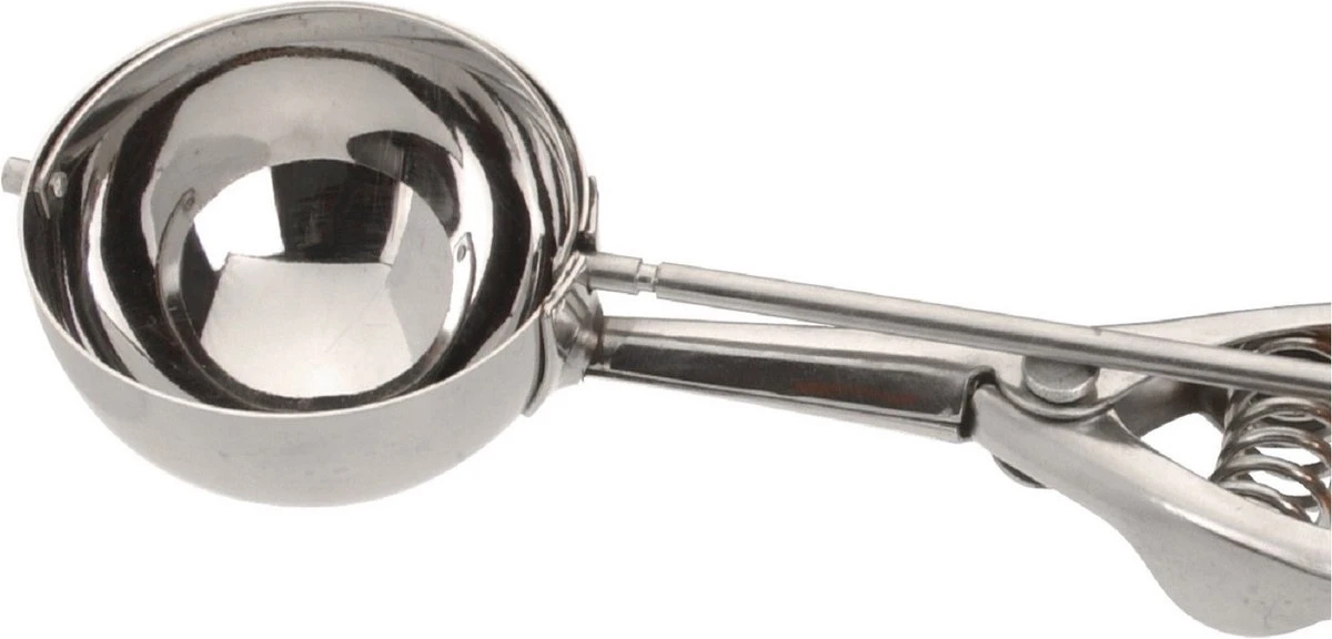 Merkloos IJsschep/ijslepel RVS 20 Cm - Keukenbenodigdheden - IJsbolletjes Maken/scheppen - IJsscheppen/ijslepels/ijsboltangen