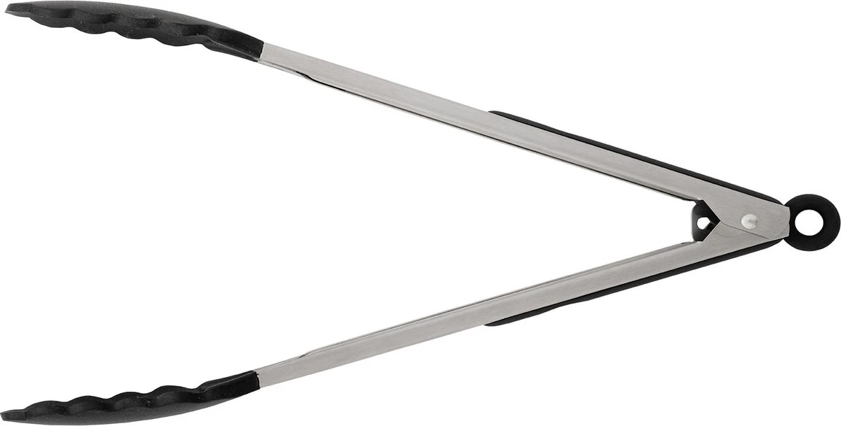 Sola Tang - Hittebestendig - Comfort - Krasvrij - Grip - Vaatwasser Veilig - Nylon - 33,5cm - Zwart - Afbeelding 5