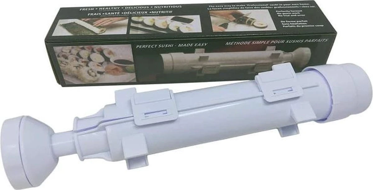 Merkloos Sushi Set Sushi Maker - Sushi Kit Bazooka - Zelf Thuis Sushi Maken - Afbeelding 8