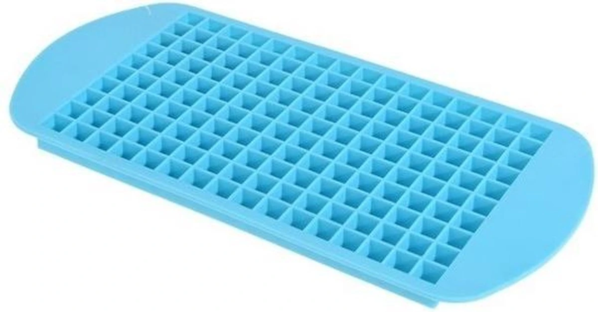 Blauwe Mini Ijsblokjes Maker - IJsblokjes Vorm/ijsklontjes Vorm 160 Klontjes