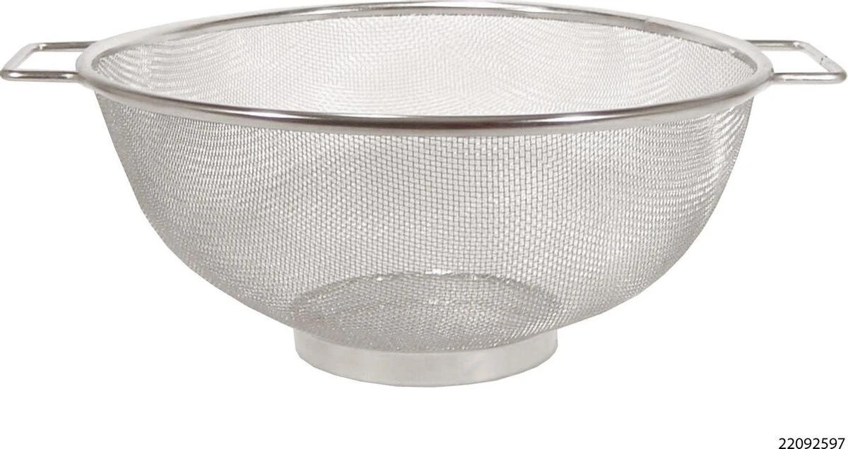 Merkloos Vergiet - RVS - Ø25cm - Zeef - Afbeelding 2