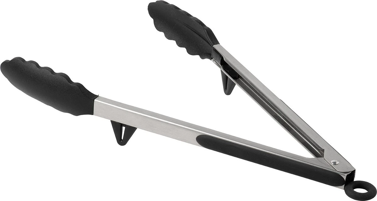 Sola Tang - Hittebestendig - Comfort - Krasvrij - Grip - Vaatwasser Veilig - Nylon - 33,5cm - Zwart - Afbeelding 8