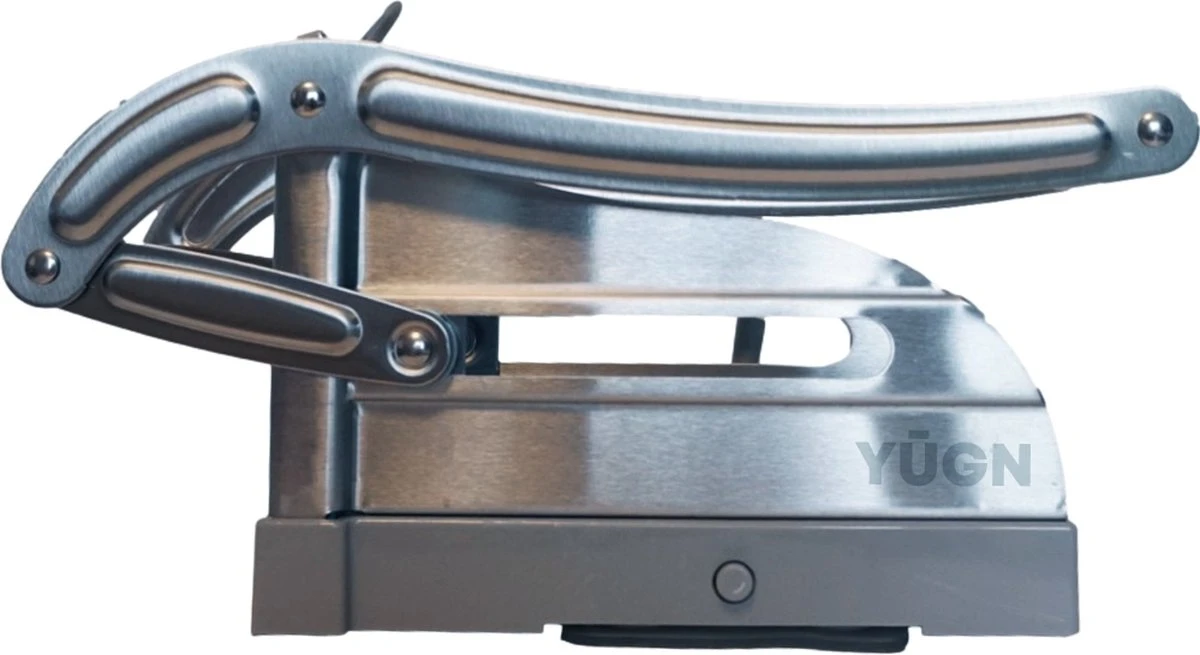 Yugn DeLux Frietsnijder - Roestvrijstaal - Zilver - Incl. Schiller - Afbeelding 9