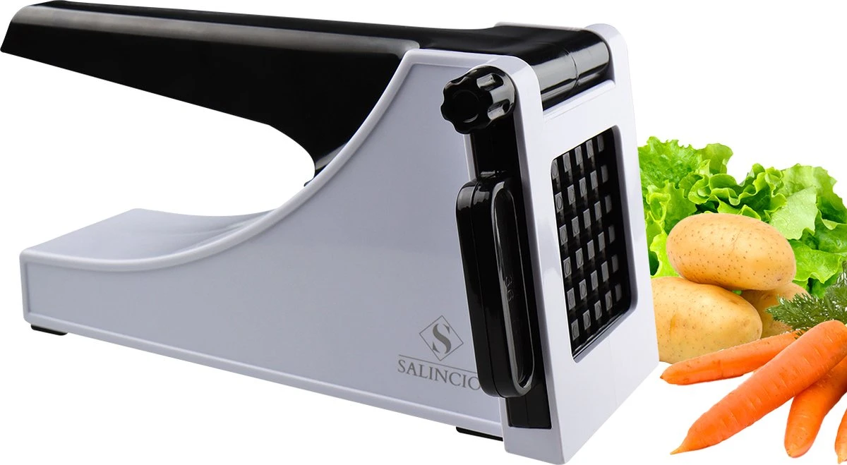 Salincio Frietsnijder – Sterke RVS Mes - Patatsnijder - Groentesnijder - Mes Voor Patat - Compact En Veilig