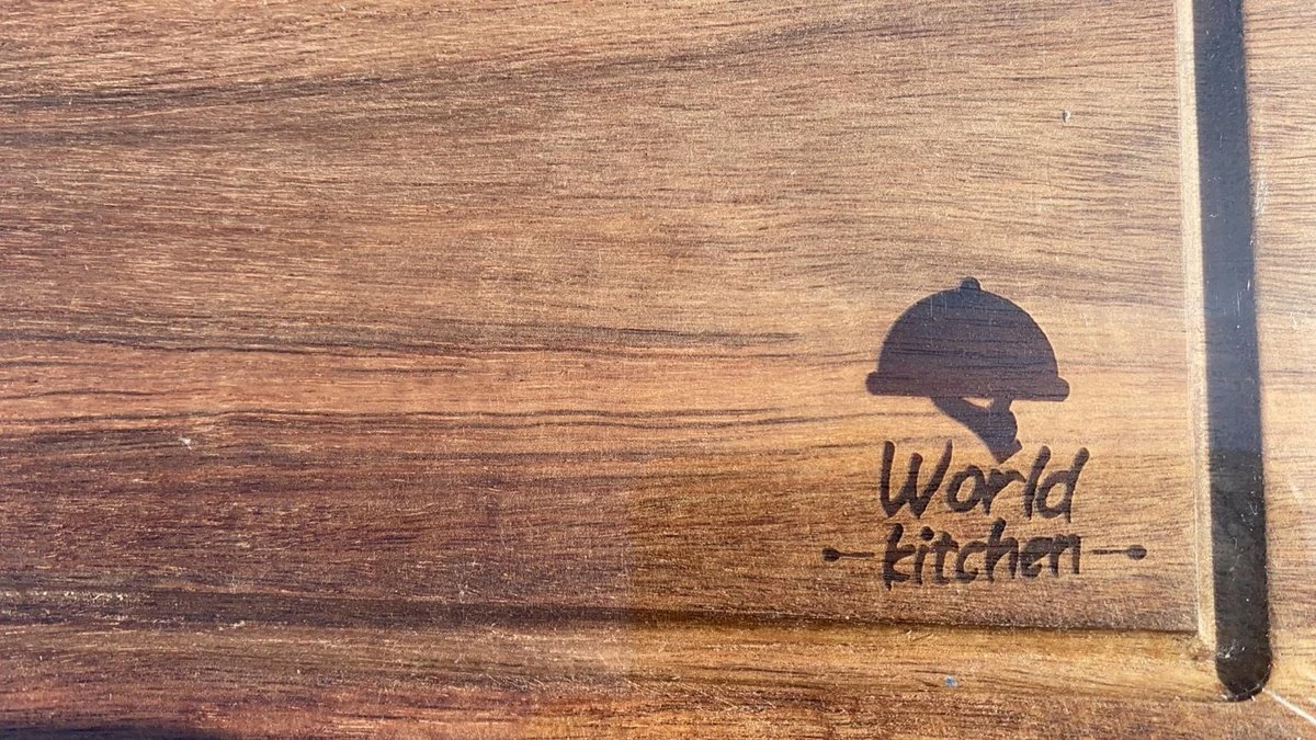 World-kitchen - Acaciahouten Snijplank 40x26x2 Cm - Keukenbenodigdheden - Kookbenodigdheden - Snijplanken Van Hout - Snijplankjes/snijplankje - Afbeelding 2