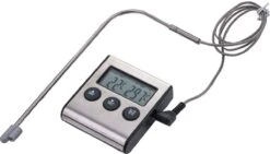 Benson Digitale Keukenthermometer - Vleesthermometer - Incl. Timer, Warmte Alarm En Batterij