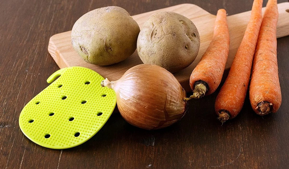 Doodadeals® Groenteborstel - Champignonborstel - Aardappelborstel - Multicolor - Afbeelding 6