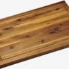 World-kitchen - Acaciahouten Snijplank 40x26x2 Cm - Keukenbenodigdheden - Kookbenodigdheden - Snijplanken Van Hout - Snijplankjes/snijplankje