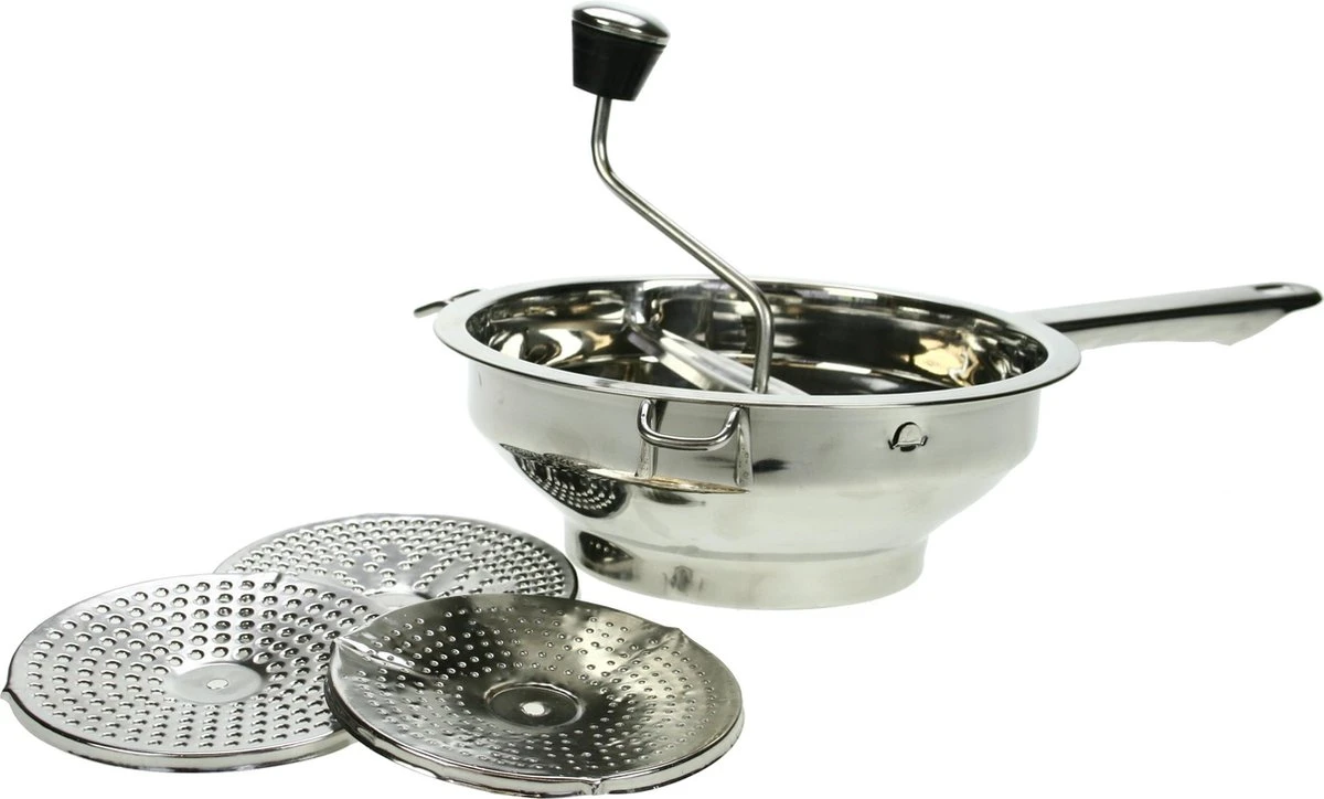 Cosy&Trendy Roerzeef Met 3 Schijven - Ø 19 Cm - RVS