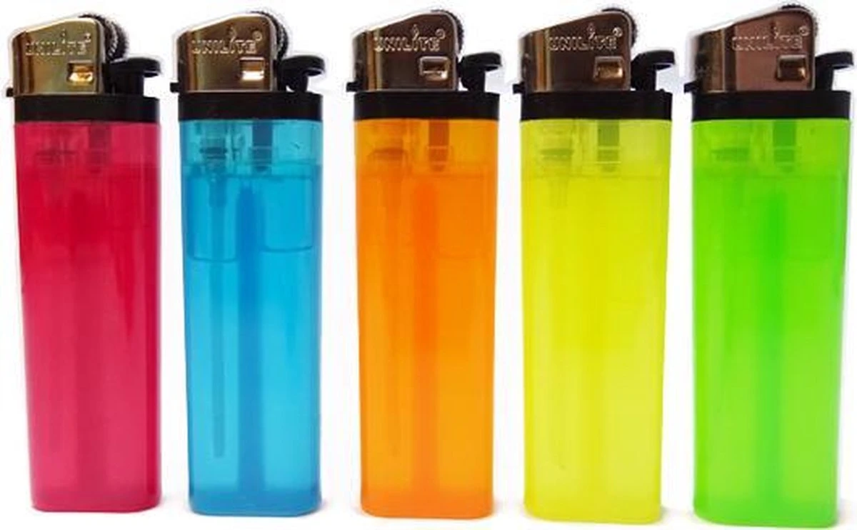 Merkloos Edco Aanstekers - 50 Stuks - Wegwerp - Afbeelding 2