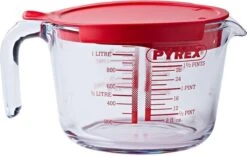 Maatbeker En Deksel, 1 Liter - Pyrex | Classic Prepware