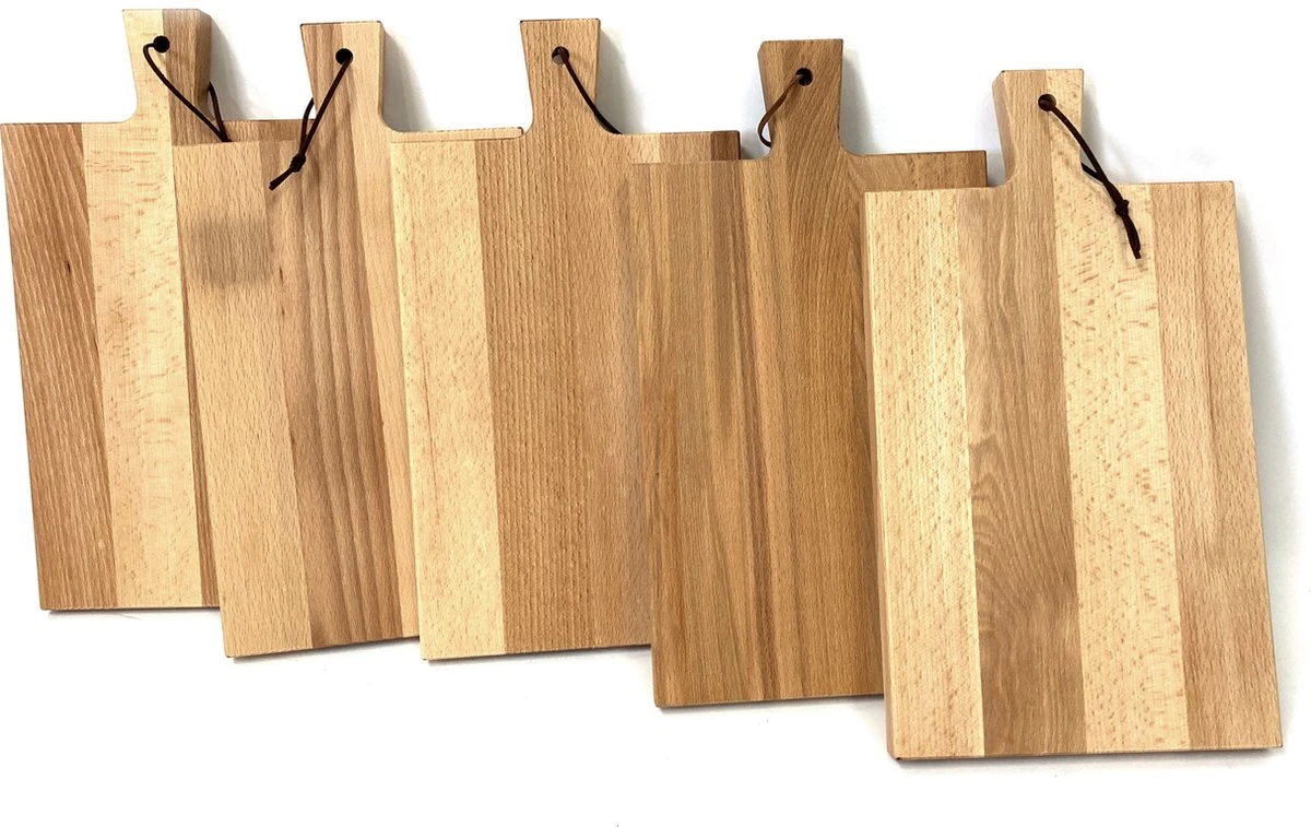 Merkloos Stoer Landelijk Snijplankje-hapjesplankje Met Tekst Gravure 40 JAAR GETROUWD. Een Origineel Cadeau Voor Een 40 Jarige Bruiloft. Het Formaat Is 20x30cm Excl. Handvat. - Afbeelding 3