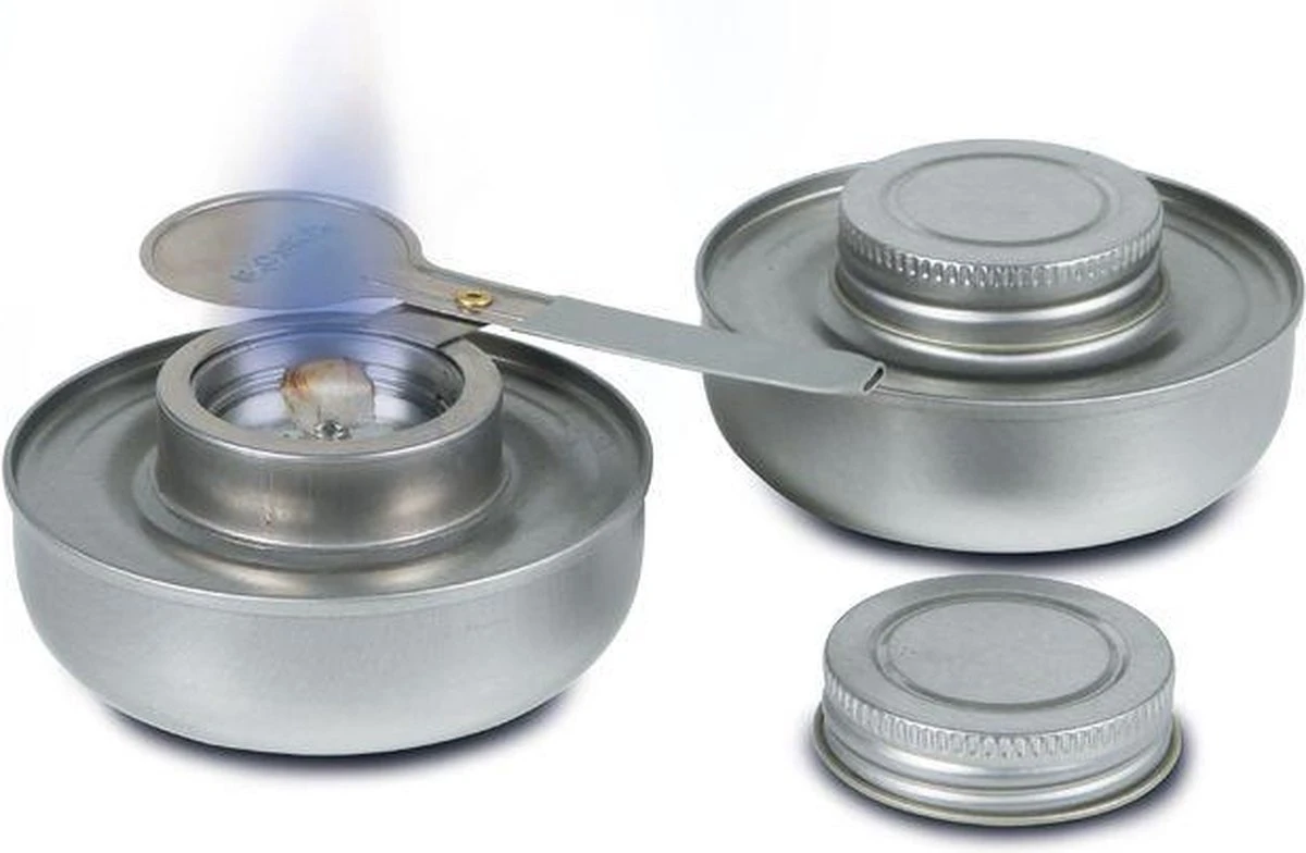 Boska Fondue Branders Veilig - Inclusief Brandvloeistof - Voor Fondueset - Zilver - Afbeelding 2