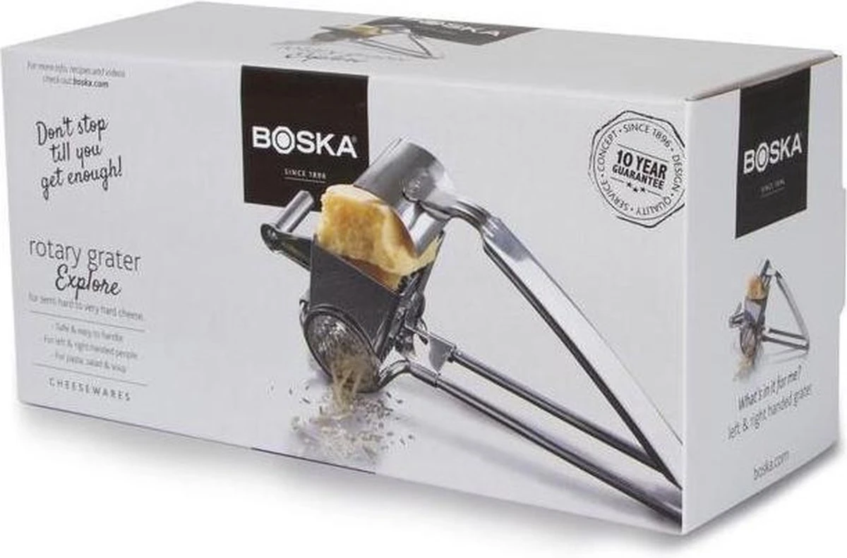 Boska Handrasp Molen Romano - Kaasrasp Molen - Voor Harde Kaas - 200x85x100 Mm - Afbeelding 10