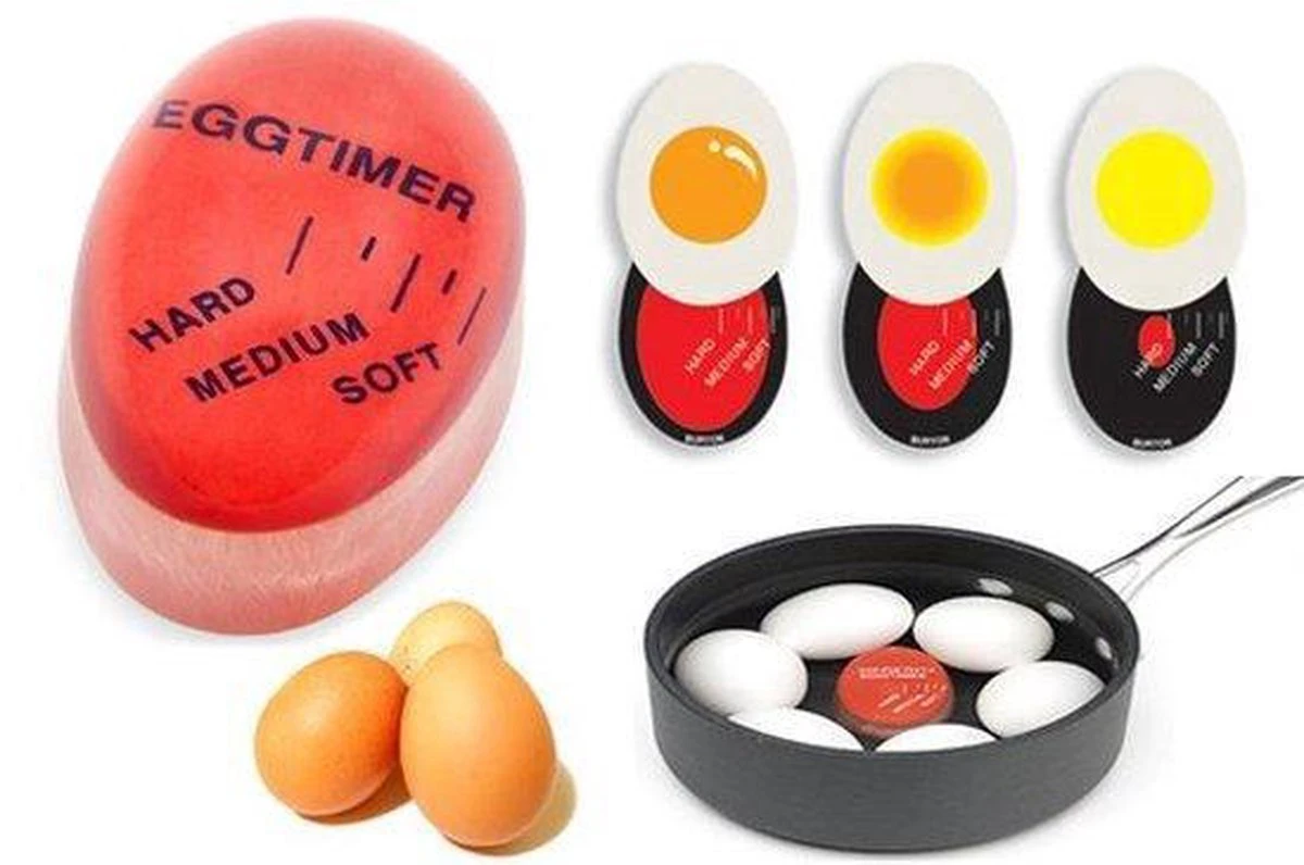 Merkloos Kleur Veranderende Ei Wekker - Kookwekker - Afbeelding 6