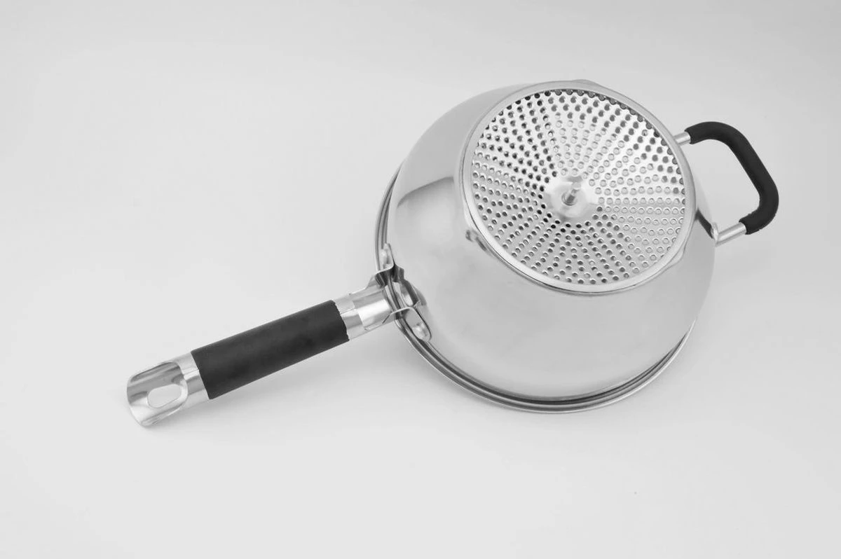 Passeerzeef - Roerzeef - Incl. 3 Inzetstukken - Passe Vite - Luxe Passeerzeef - RVS - Afbeelding 3
