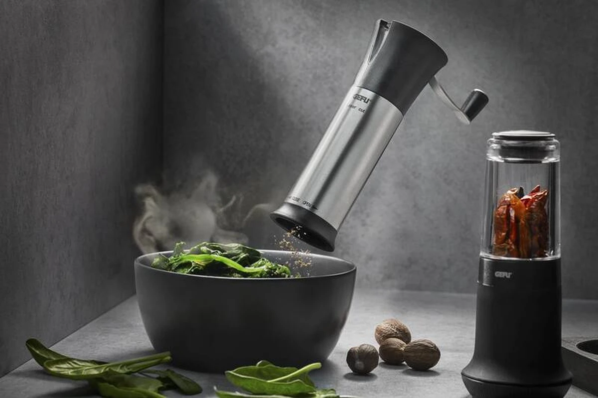 GEFU Nootmuskaatmolen - Laser Cut - RVS - Afbeelding 9