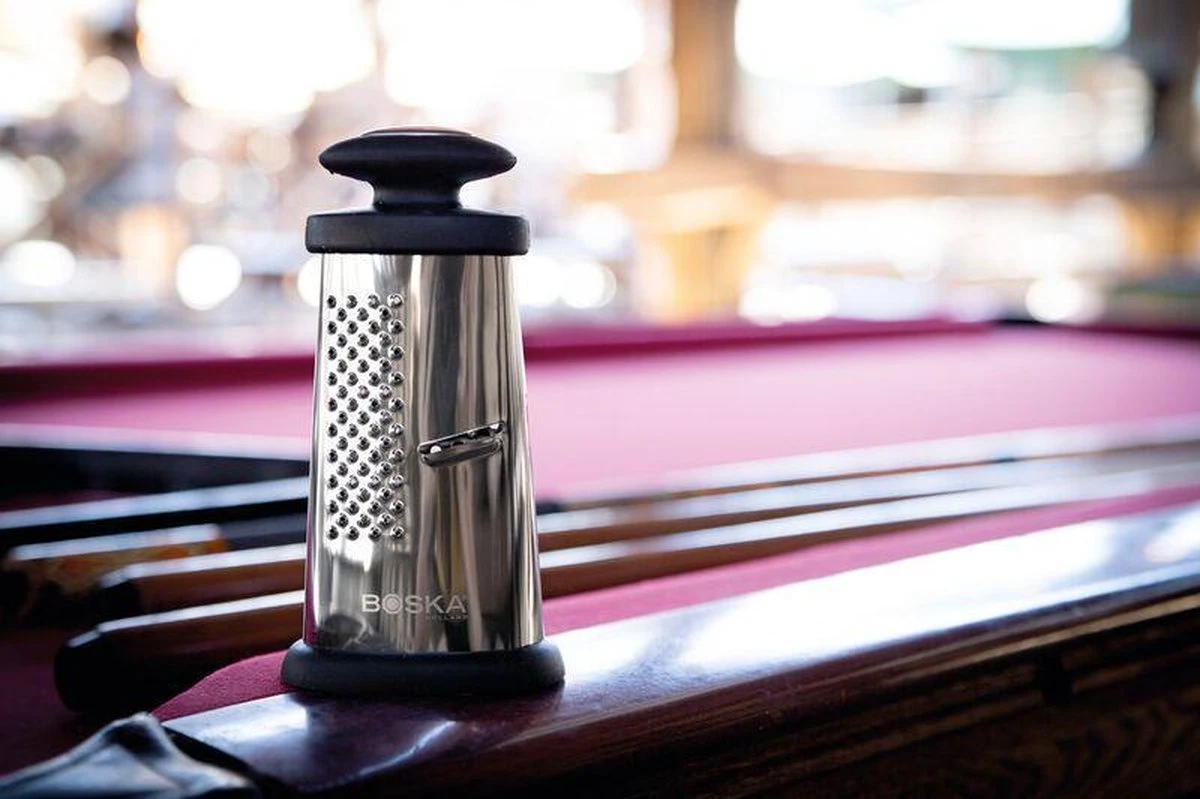 Boska Trio Formaggio - Tafelrasp Met 3 Raspmethodes - Multifunctioneel - Zilver/Zwart - Afbeelding 12